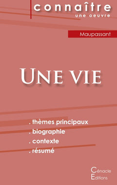 Fiche de lecture Une vie de Maupassant (Analyse littéraire de référence et résumé complet)
