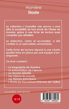Fiche de lecture Iliade
