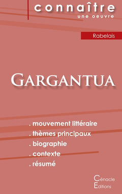 Fiche de lecture Gargantua de François Rabelais (analyse littéraire de référence et résumé complet)