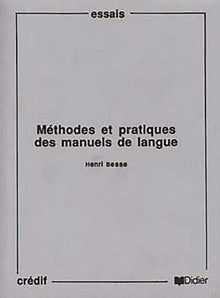 Méthodes et Pratiques des manuels de langue  - Livre