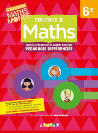 Mon cahier de maths 6e - cahier