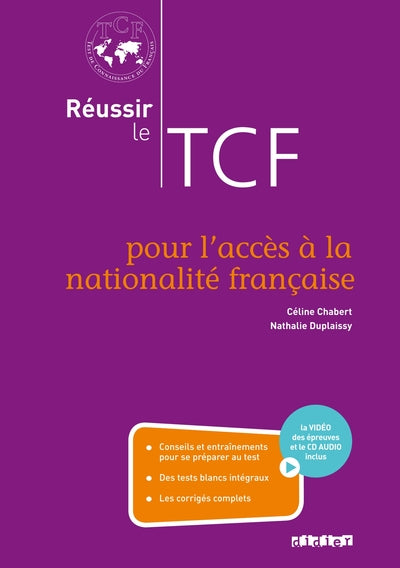 Réussir le TCF pour l'acces à la nationalité française (ANF)