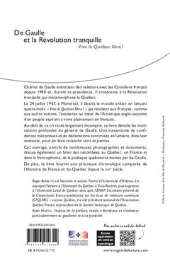 De Gaulle et la révolution tranquille : Vive le Québec libre !