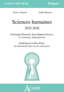 Sciences humaines 2025-2026