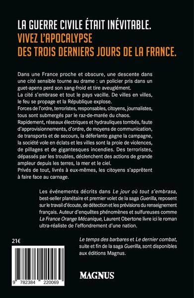 Guerilla - tome 1 Le jour où tout s'embrasa
