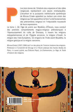 Histoire des croyances et des idées religieuses / De l'âge de pierre aux Mystères d'Éleusis