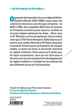 Rêver sous le IIIe Reich