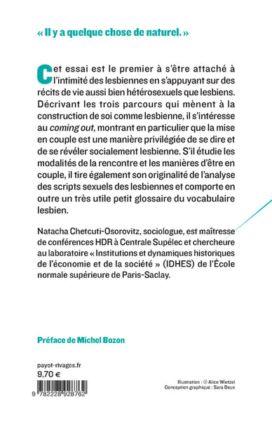 Se dire lesbienne: Vie de couple, sexualité, représentation de soi