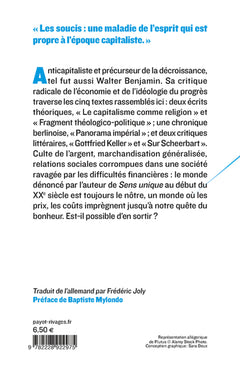 Le Capitalisme comme religion