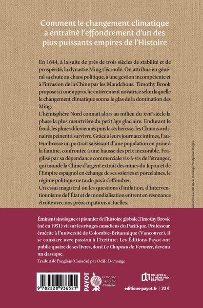 Le prix de l'effondrement