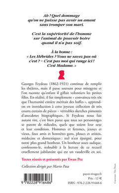 Les sautes d'humour de Georges Feydeau