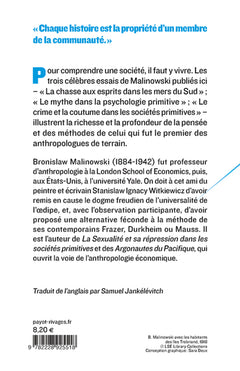 Trois essais sur la vie sociale des primitifs