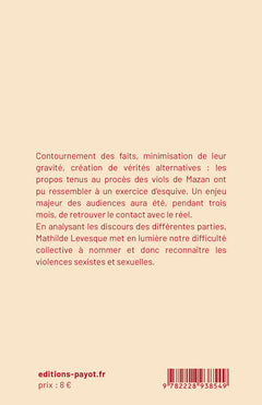 Procès Mazan : Une résistance à dire le viol