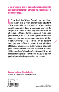 Les sautes d'humour d'Albert Einstein