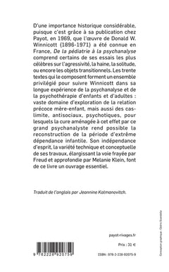 De la pédiatrie à la psychanalyse
