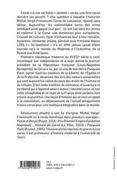 Une histoire de l'identité corse des origines à nos jours