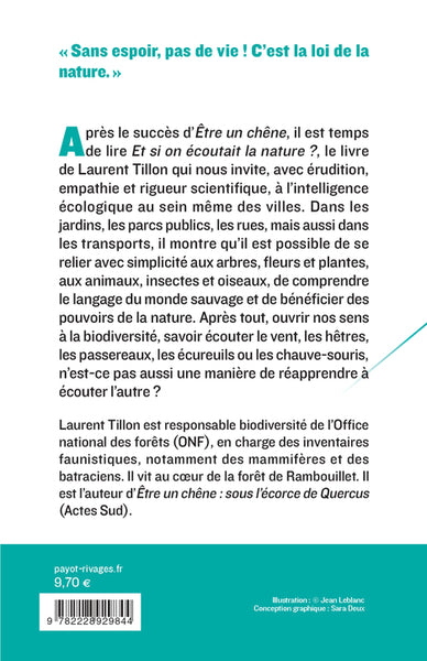 Et si on écoutait la nature ?