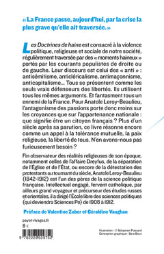 Les doctrines de haine