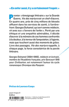 Vie des martyrs et autres récits des temps de guerre