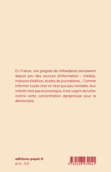 Sauver l'information de l'emprise des milliardaires