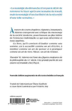 Minima moralia (édition définitive)