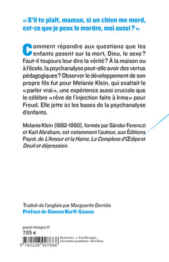 Sur l'enfant