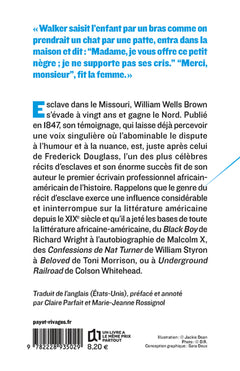 Le récit d'un esclave fugitif, écrit par lui-même