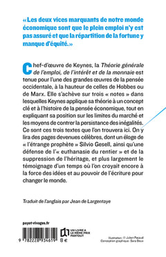 notes sur le cycle économique, le mercantilisme et les inégalités de fortune