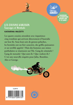 Les cousins Karlsson Tome 2 - Sauvages et Wombats
