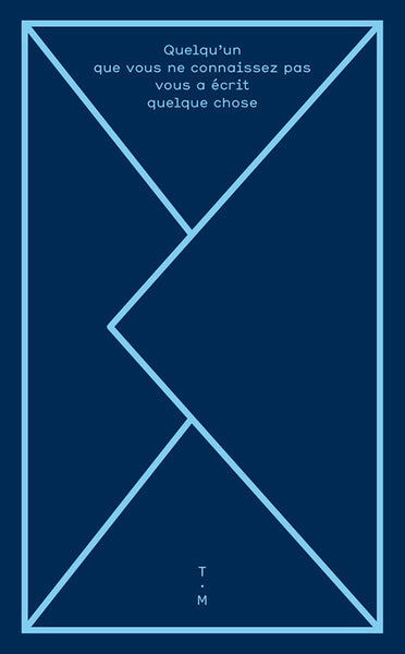 Quelqu'un que vous ne connaissez pas vous a écrit quelque chose...