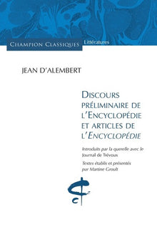 Discours préliminaires de l'Encyclopédie