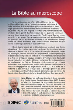 La Bible au microscope. Volume 1