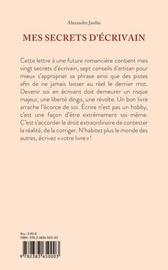 Mes secrets d'écrivain