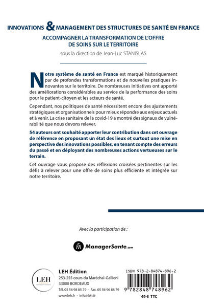 Innovations & management des structures de santé en France