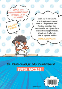 Dessiner des visages manga - La méthode Lemon