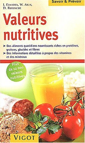 Valeurs nutritives