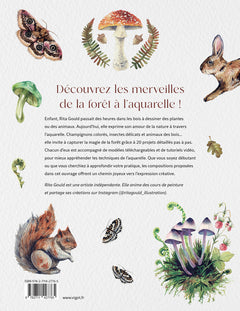 Merveilleuse forêt à l'aquarelle