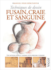 Fusain, craie et sanguine