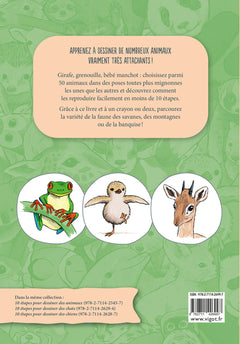 10 étapes pour dessiner des animaux adorables