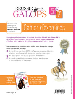 Réussir ses galops 5 à 7 : Cahier d'exercices