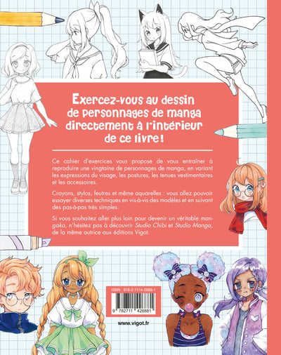 Studio manga : cahier d'exercices