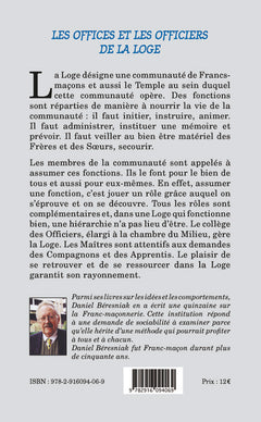 Les offices et les officiers de la loge