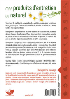 Mes produits d'entretien au naturel