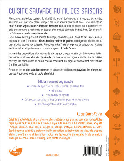Cuisine sauvage au fil des saisons - 112 recettes familiales et gourmandes avec les plantes qui nous entourent