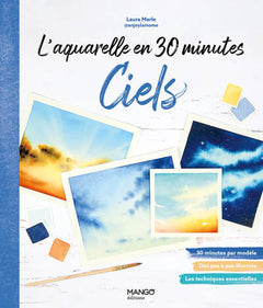 L'aquarelle en 30 minutes : ciels