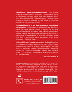 Mémorabilia: Les rencontres d'un scénariste-réalisateur