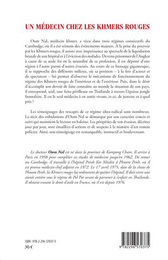 Un médecin chez les khmers rouges