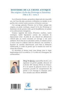 Histoire de la Chine Antique (Tome 2)