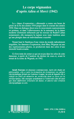 Le corps wigmanien d'après Adieu et Merci