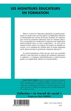 Les moniteurs éducateurs en formation: Le partage professionnel des émotions